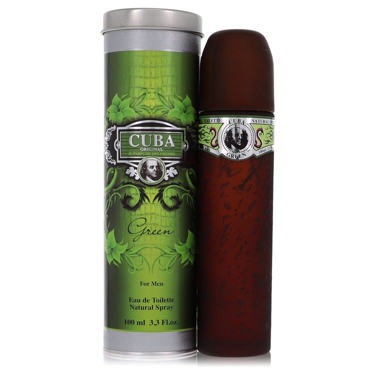 Cuba Green 3.4 oz Eau De Toilette Spray For Men By Fragluxe