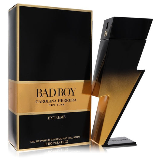 Bad Boy Extreme 3.4 oz Eau De Parfum Spray For Men By Carolina Herrera