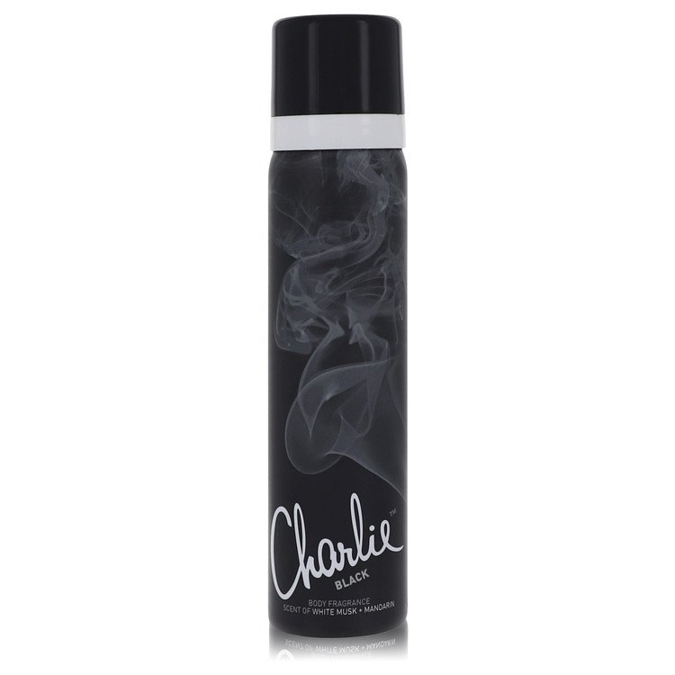 Charlie Black 2.5 oz Body Fragrance Spray For Women By Revlon