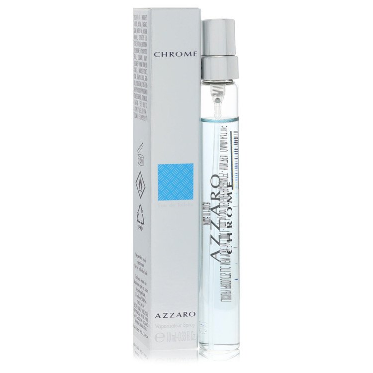 Chrome Mini EDT Spray By Azzaro 0.33 oz Mini EDT Spray For Men By Azzaro