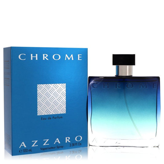 Chrome 3.4 oz Eau De Parfum Spray For Men By Azzaro