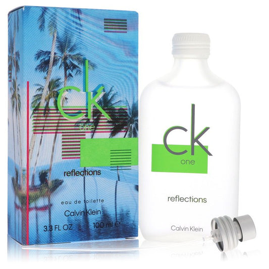 Ck One Reflections Eau De Toilette Spray 3.4 oz Eau De Toilette Spray (Unisex) For Men By Calvin Klein