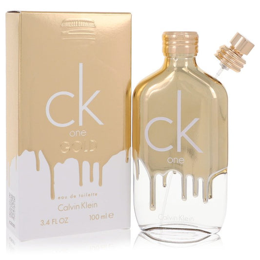 Ck One Gold Eau De Toilette Spray 3.4 oz Eau De Toilette Spray (Unisex) For Women By Calvin Klein