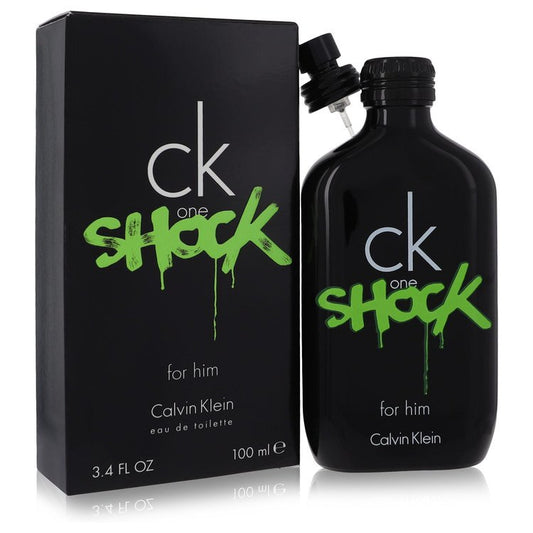 Ck One Shock 3.4 oz Eau De Toilette Spray For Men By Calvin Klein