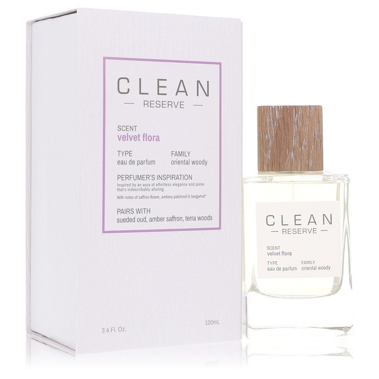 Clean Reserve Velvet Flora Eau De Parfum Spray By Clean 3.4 oz Eau De Parfum Spray For Women By Clean