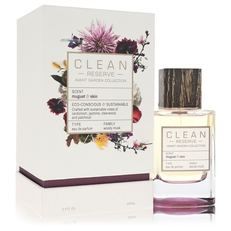 Clean Reserve Muguet & Skin Eau De Parfum Spray 3.4 oz Eau De Parfum Spray (Unisex) For Women By Clean
