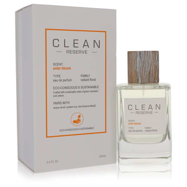Clean Reserve Solar Bloom Eau De Parfum Spray 3.4 oz Eau De Parfum Spray (Unisex) For Women By Clean