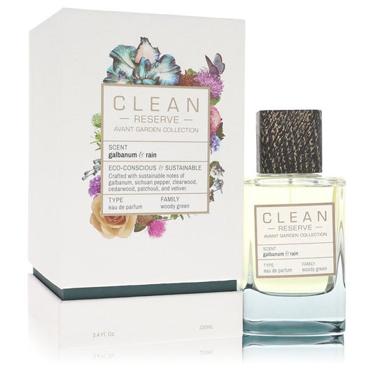 Clean Reserve Galbanum & Rain Eau De Parfum Spray 3.4 oz Eau De Parfum Spray (Unisex) For Women By Clean