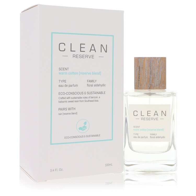 Clean Reserve Warm Cotton 3.4 oz Eau De Parfum Spray For Women By Clean