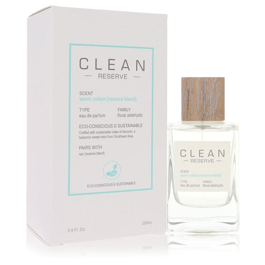 Clean Reserve Warm Cotton 3.4 oz Eau De Parfum Spray For Women By Clean