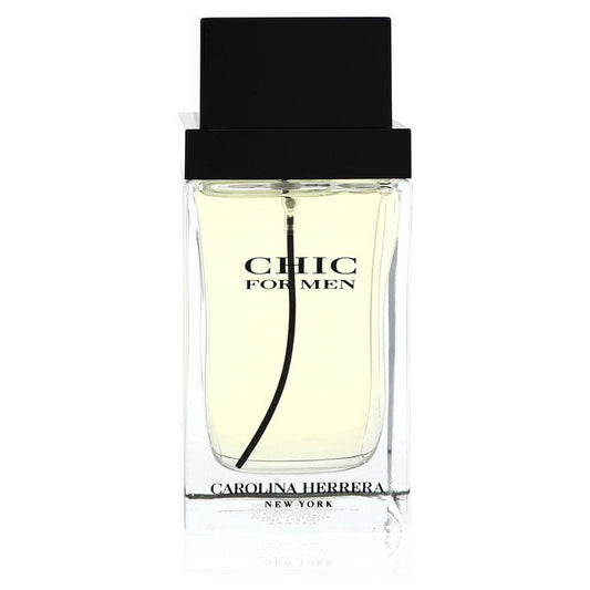 Chic Eau De Toilette Spray 3.4 oz Eau De Toilette Spray (Tester) For Men By Carolina Herrera