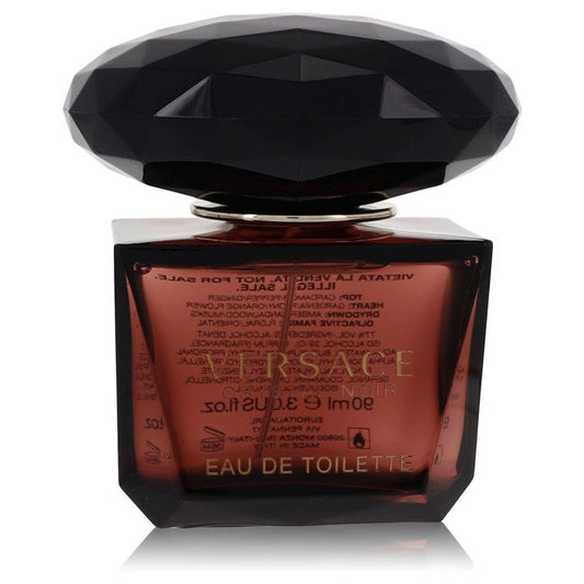 Crystal Noir 3 oz Eau De Toilette Spray (Tester) For Women By Versace