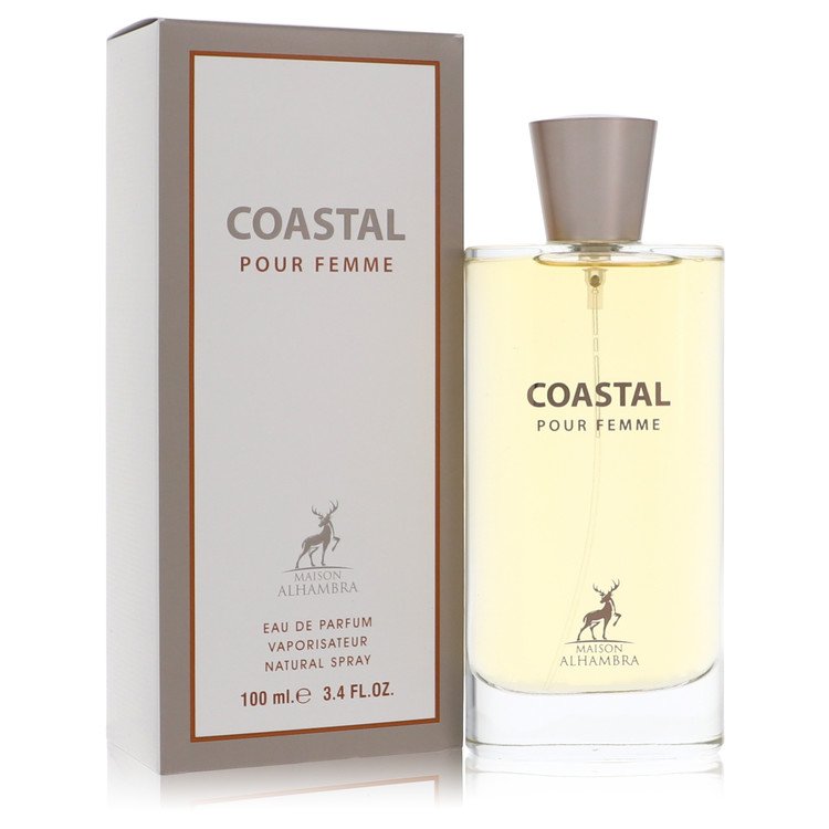 Coastal Pour Femme 3.4 oz Eau De Parfum Spray For Women By Maison Alhambra
