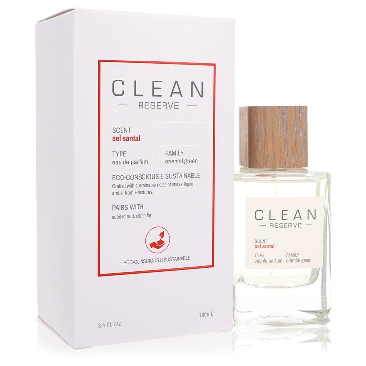 Clean Reserve Sel Santal Eau De Parfum Spray By Clean 3.4 oz Eau De Parfum Spray For Women By Clean
