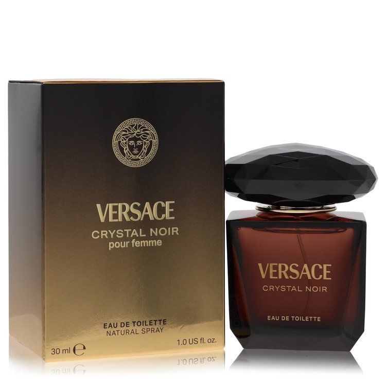 Crystal Noir Eau De Toilette Spray By Versace 1 oz Eau De Toilette Spray For Women By Versace