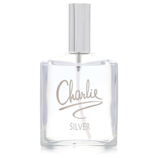 Charlie Silver Eau De Toilette Spray 3.4 oz Eau De Toilette Spray (unboxed) For Women By Revlon