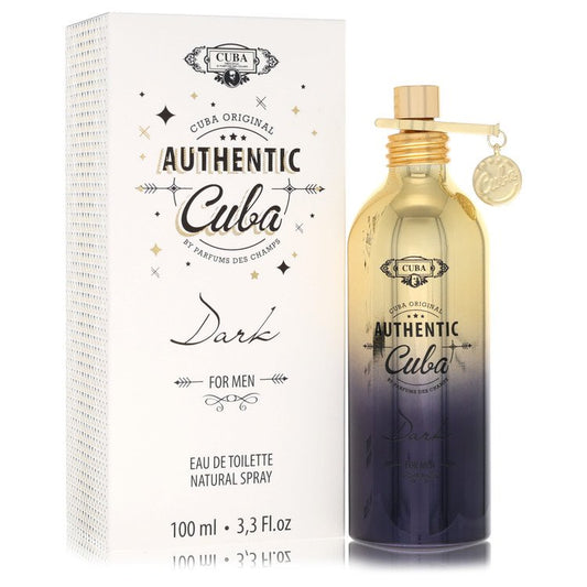 Cuba Authentic Dark 3.3 oz Eau De Toilette Spray For Men By Fragluxe