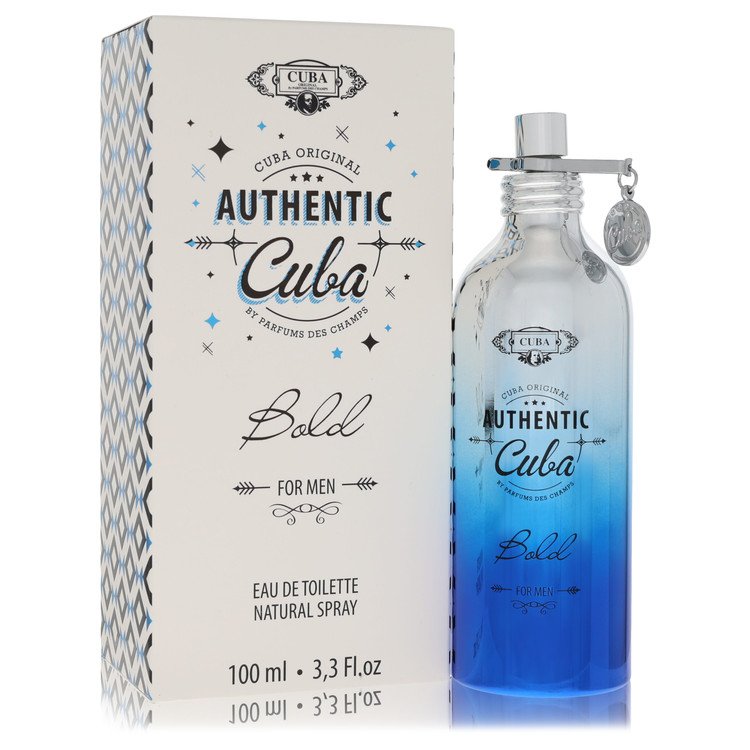 Cuba Authentic Bold 3.3 oz Eau De Toilette Spray For Men By Fragluxe