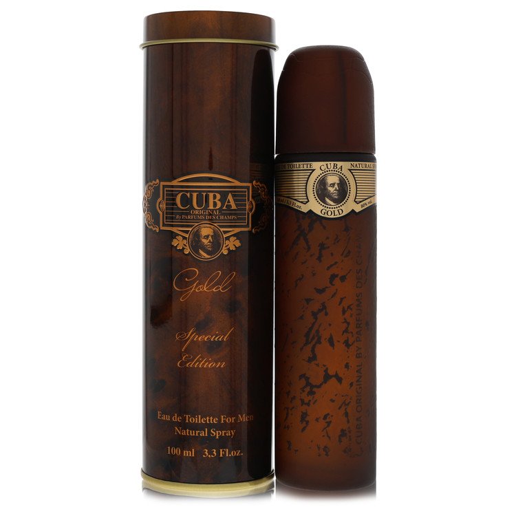 Cuba Gold Special Edition 3.4 oz Eau De Toilette Spray For Men By Fragluxe
