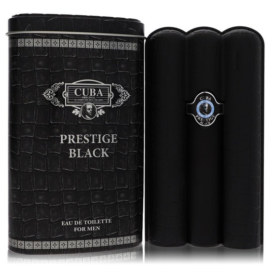 Cuba Prestige Black 3 oz Eau De Toilette Spray For Men By Fragluxe