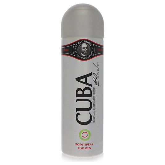Cuba Black 6.6 oz Body Spray For Men By Fragluxe