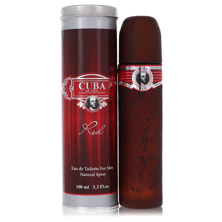 Cuba Red 3.4 oz Eau De Toilette Spray For Men By Fragluxe
