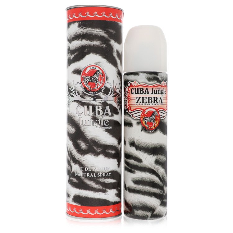 Cuba Jungle Zebra 3.4 oz Eau De Parfum Spray For Women By Fragluxe