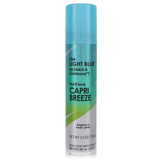 Designer Imposters Capri Breeze 2.5 oz Body Spray For Women By Parfums De Coeur