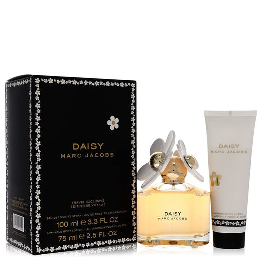 Daisy Gift Set 3.4 oz Eau De Toilette Spray + 2.5 oz Body Lotion For Women By Marc Jacobs