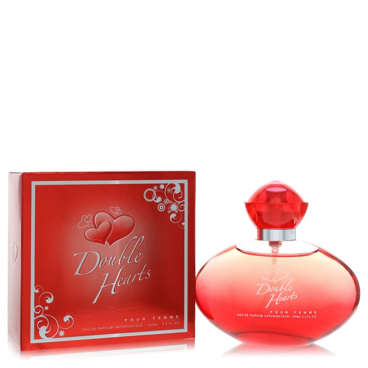Double Hearts 3.3 oz Eau De Parfum Spray For Women By YZY Perfume