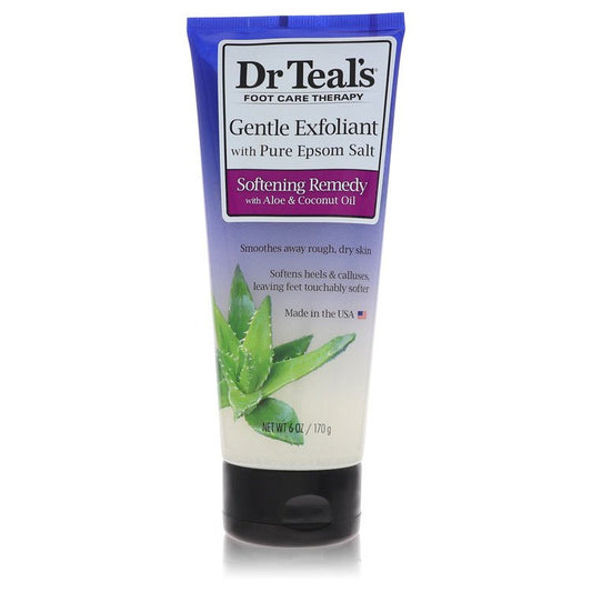 Dr Teal's Gentle Exfoliant With Pure Epson Salt Gentle Exfoliant with Pure Epsom Salt Softening Remedy with Aloe & Coconut Oil 6 oz Gentle Exfoliant with Pure Epsom Salt Softening Remedy with Aloe & Coconut Oil (Unisex) For Women By Dr Teal's