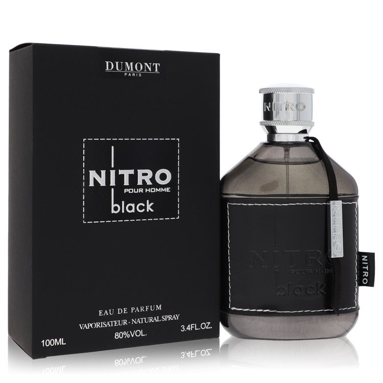 Dumont Nitro Black Eau De Parfum Spray By Dumont Paris 3.4 oz Eau De Parfum Spray For Men By Dumont Paris