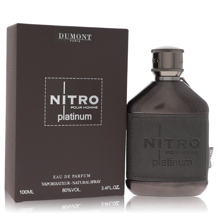 Dumont Nitro Platinum Eau De Parfum Spray By Dumont Paris 3.4 oz Eau De Parfum Spray For Men By Dumont Paris