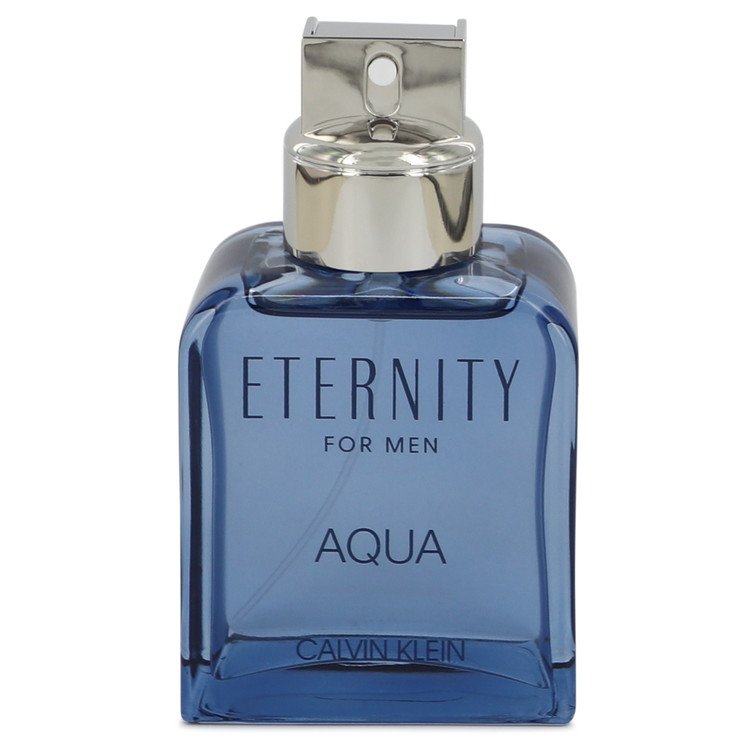 Eternity Aqua Eau De Toilette Spray 3.4 oz Eau De Toilette Spray (Tester) For Men By Calvin Klein