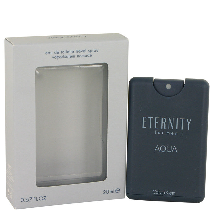 Eternity Aqua Mini EDT Spray By Calvin Klein 0.67 oz Mini EDT Spray For Men By Calvin Klein