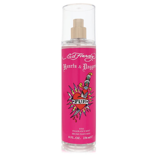 Ed Hardy Hearts & Daggers 8 oz Body Mist For Women By Christian Audigier