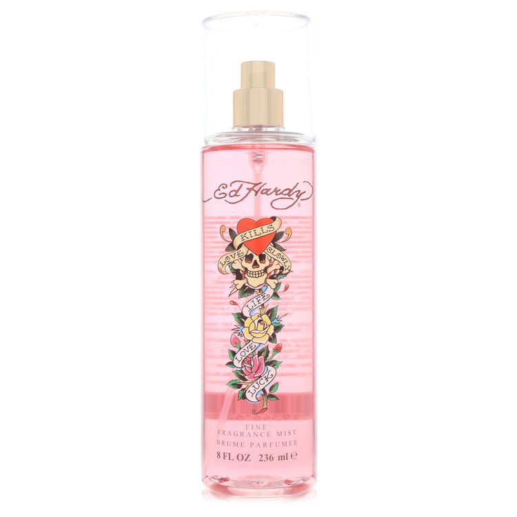 Ed Hardy 8 oz Body Mist For Women By Christian Audigier