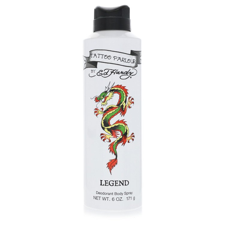 Ed Hardy Tattoo Parlour Legend Deodorant Spray By Ed Hardy 6 oz Deodorant Spray For Men By Ed Hardy