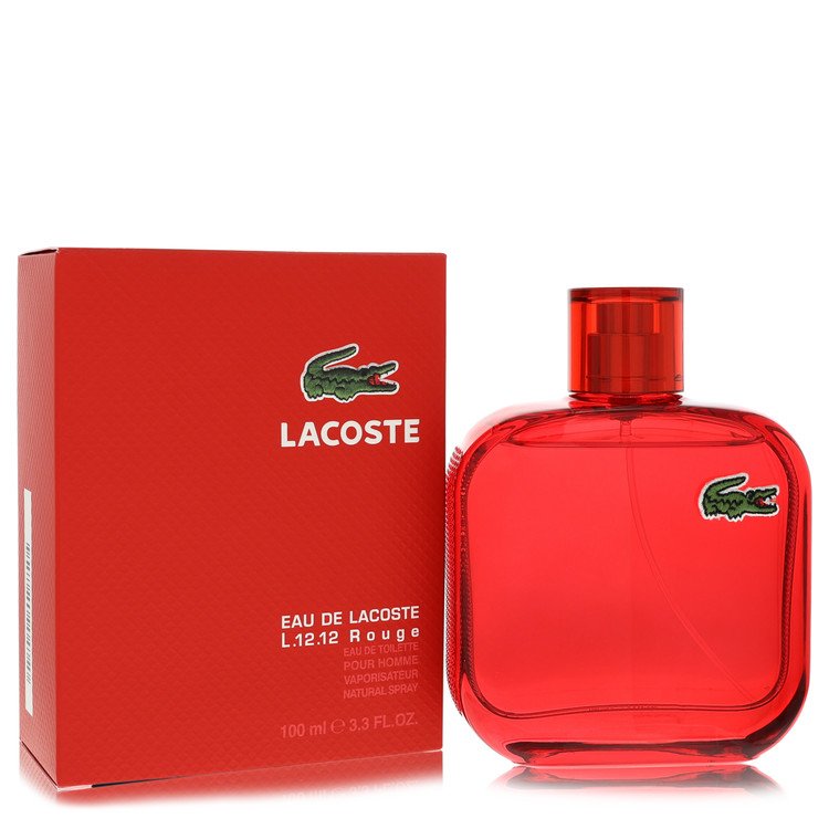 Lacoste Eau De Lacoste L.12.12 Rouge 3.3 oz Eau De Toilette Spray For Men By Lacoste