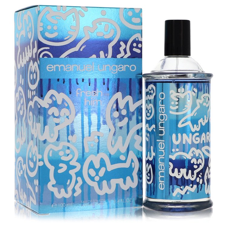 Emanuel Ungaro Fresh For Him 3.4 oz Eau De Toilette Spray For Men By Ungaro