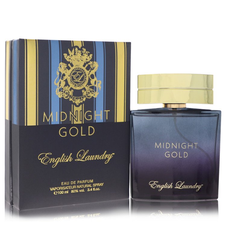 English Laundry Midnight Gold Eau De Parfum Spray By English Laundry 3.4 oz Eau De Parfum Spray For Men By English Laundry