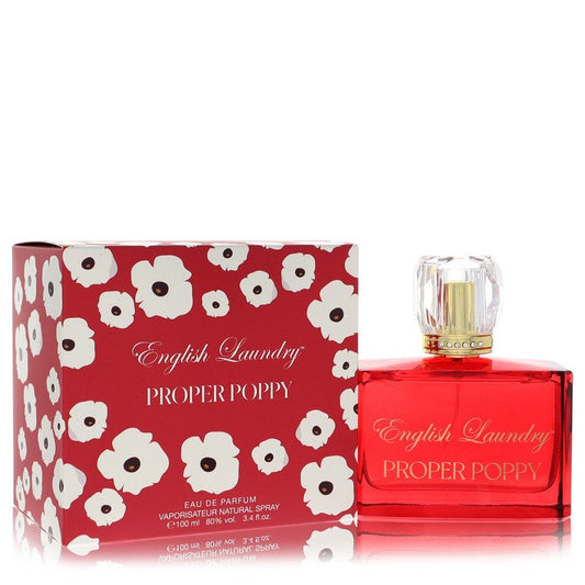 English Laundry Proper Poppy 3.4 oz Eau De Parfum Spray For Women By English Laundry