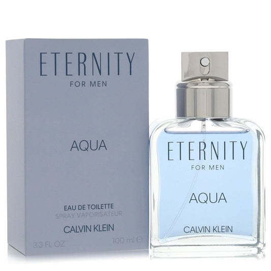 Eternity Aqua 3.4 oz Eau De Toilette Spray For Men By Calvin Klein
