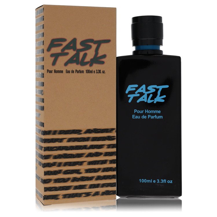Fast Talk 3.4 oz Eau De Parfum Spray For Men By Erica Taylor