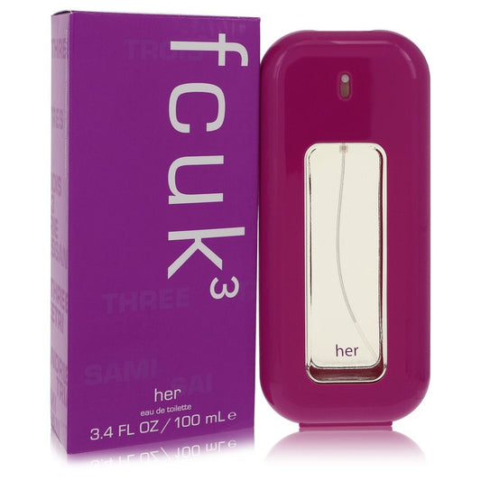 Fcuk 3 3.4 oz Eau De Toilette Spray For Women By French Connection