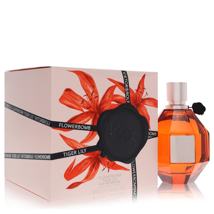Flowerbomb Tiger Lily 3.4 oz Eau De Parfum Spray For Women By Viktor & Rolf