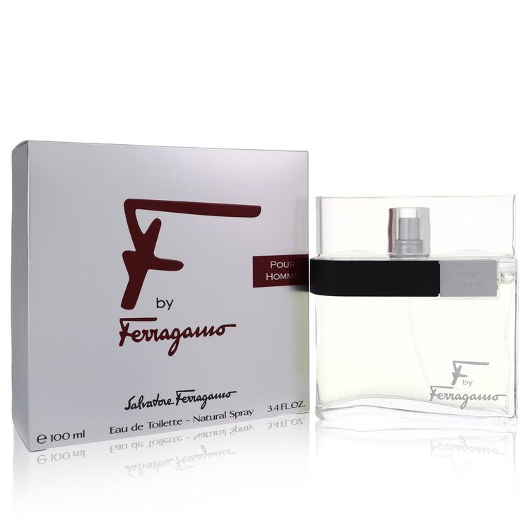 F 3.4 oz Eau De Toilette Spray For Men By Salvatore Ferragamo