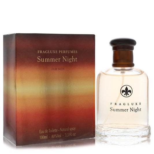 Fragluxe Summer Night 3.3 oz Eau De Toilette Spray For Men By Fragluxe
