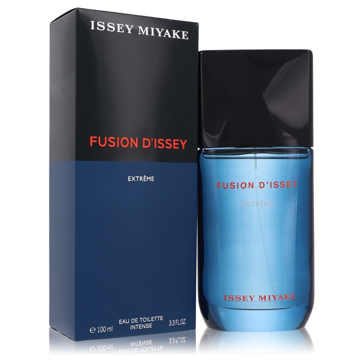 Fusion D'issey Extreme 3.3 oz Eau De Toilette Intense Spray For Men By Issey Miyake