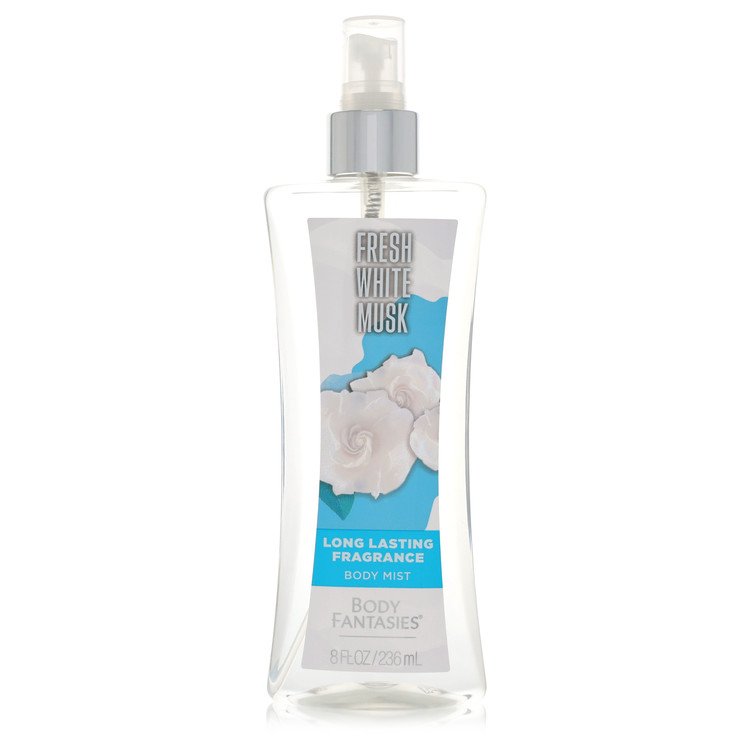 Body Fantasies Signature Fresh White Musk 8 oz Body Spray For Women By Parfums De Coeur